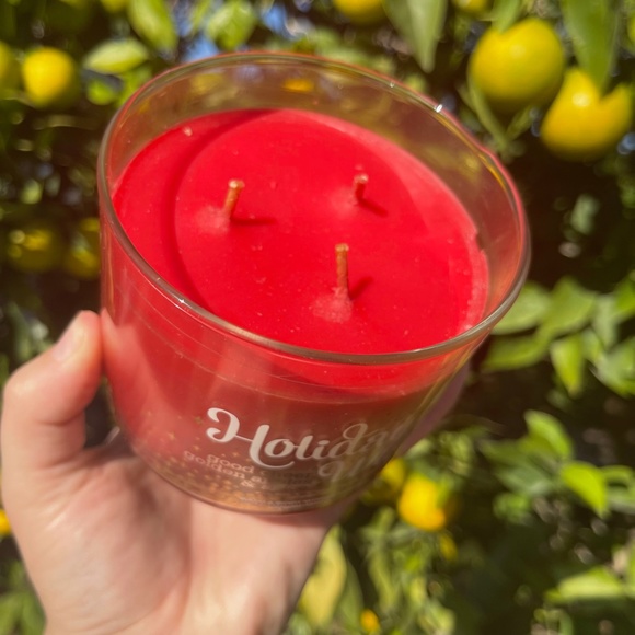 Holiday Wish Good Cheer Golden Apples and Spice Bath and Body Works Candle - Picture 7 of 7